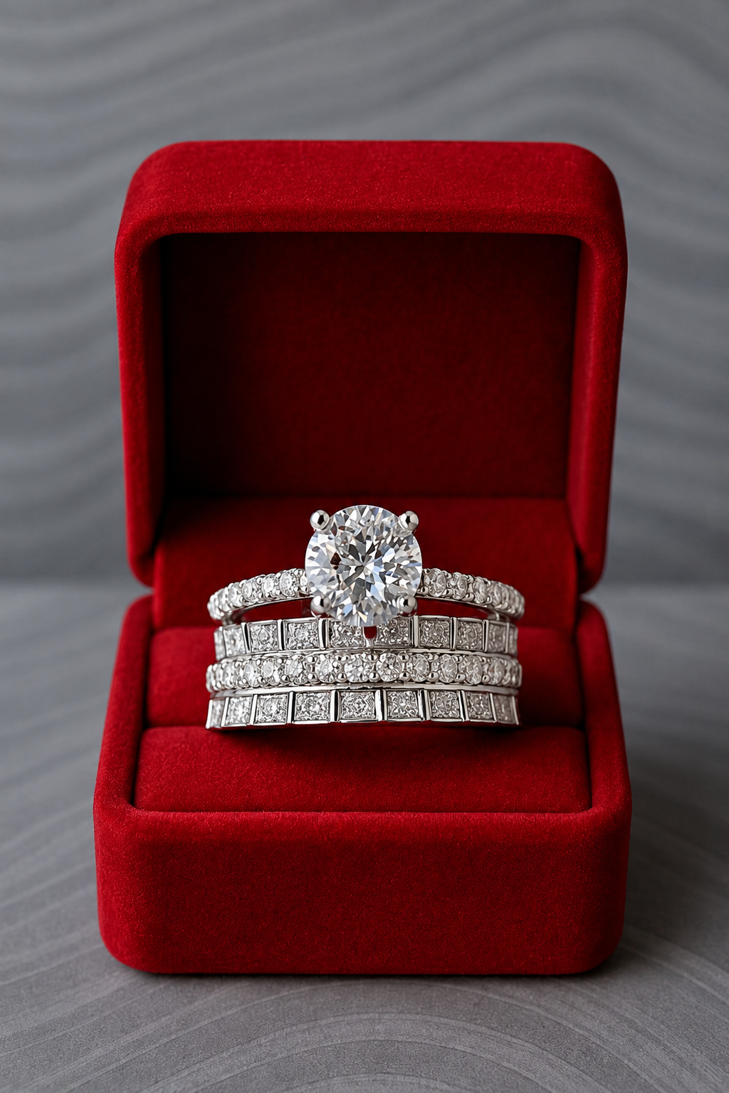 Royal Spark Bridal Ring Set