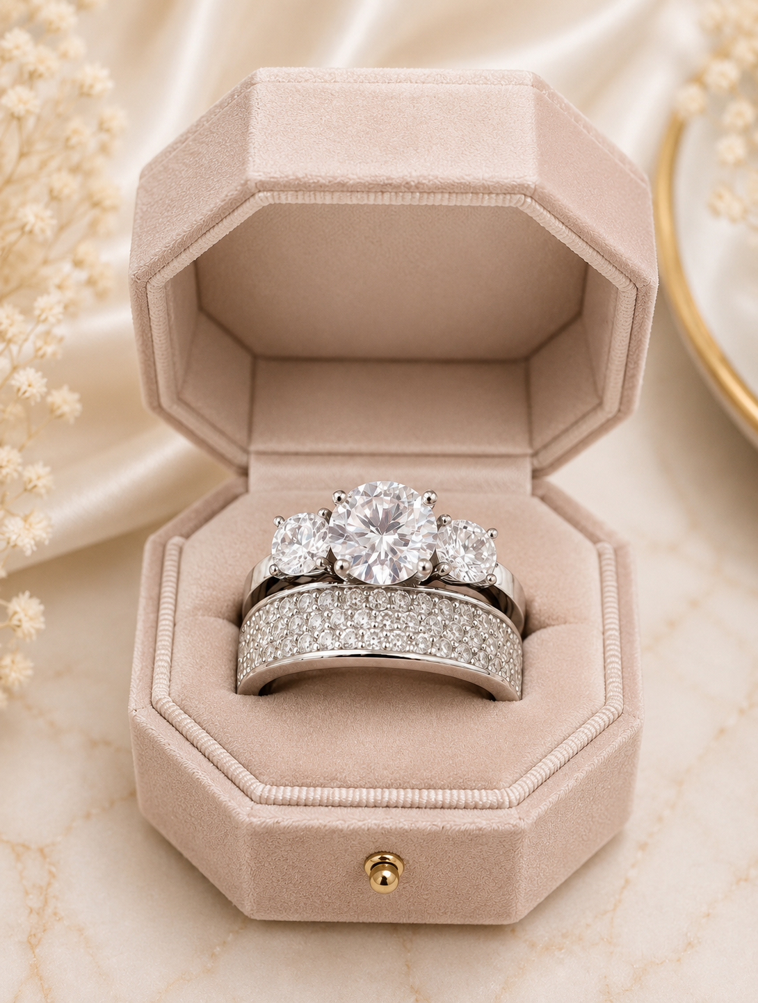Forever Radiance Bridal Ring Set