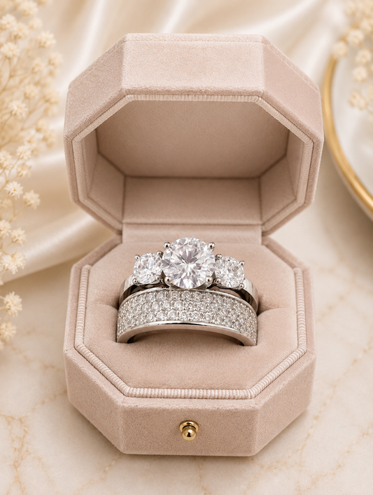 Forever Radiance Bridal Ring Set