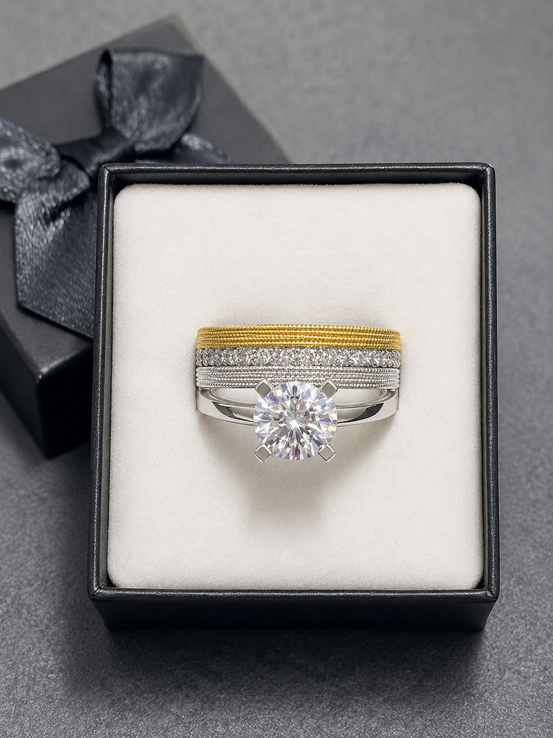 Royal Luxe Bridal Ring Set