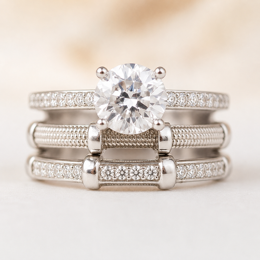 Eternal Grace Trio Ring Set